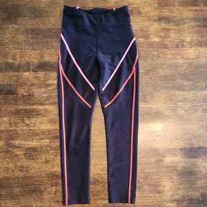 Old Navy Kids Leggings - Black with Pink and Red Accents
